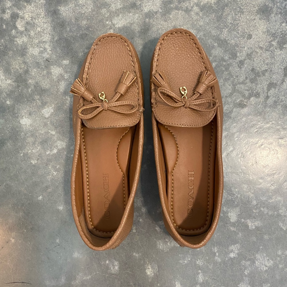 Coach Women Minna Leather Loafers